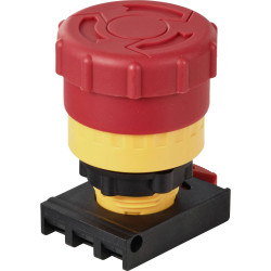 TRU COMPONENTS TC-12835272 EPO switch Button Red 1 pc Actuators &amp; Buttons