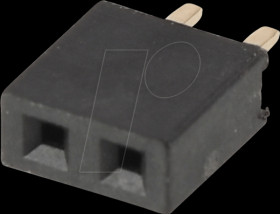 10120944 Female Header 2,54mm straight 1x2