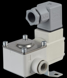 Process valve 2/2 for air, NC, 24 V DC, plastic
