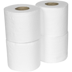 Sealey TOL40 Plain White Toilet Roll - Pack of 4 x 10 (40 Rolls)