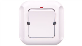 Topaz Łącznik Pojedynczy Z Podświetleniem Biały Wp-1T/S