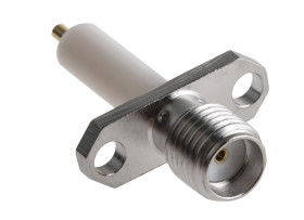 Złącze koncentryczne Montaż na kołnierzu Żeński 50Ω typ złącza Złącze SMA 0 to 18GHz Lutowane