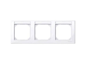 MERTEN M-SMART Ramka 3 potrójna pozioma z polem opisowym biały active MTN471325 SCHNEIDER ELECTRIC