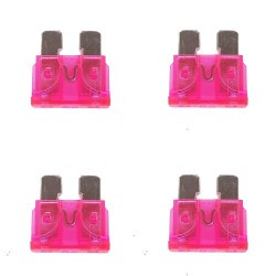 4x 50A samochodowy bezpiecznik nożowy płytkowy 19mm standard ATO ATC