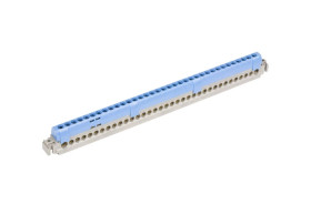 Listwa przyłączeniowa 35-otworów niebieska IP2x - 2x25mm2+33x16mm2 004848