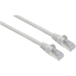 Intellinet 740678 Network cable CAT 6A S/FTP 1m Grey Metal foil Halogen-free