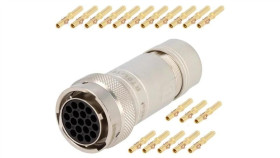 Rt061619snh-K Złącze Okrągłe Wtyk Na Przewód 19Pin Żeński Zaciskanie