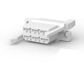 Obudowa złącza zagniatanego 6-pinowe 2-rzędowe TE Connectivity Męski Montaż na płytce drukowanej FF 250 Przewód-przewód