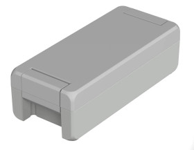 Bopla BA 180806-7035 (00114125) - obudowa aluminiowa bez wgłębienia w pokrywie z uszczelką neoprenową (199 x 86 x 60 mm)