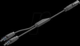 2814180000 Photovoltaic Y-connection cable, 1x plug 2x socket, 6 mm²
