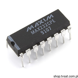 MAX232CPE Dual RS-232 Line Driver Receiver DIP16 MAXIM