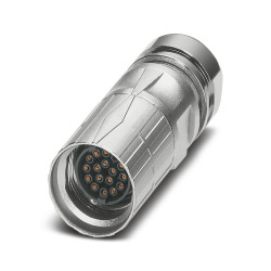 Złącze wielostykowe przemysłowe 17-pinowe M17 Montaż na kablu Gniazdo Phoenix Contact