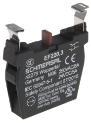 Blok styków Schmersal 2NC