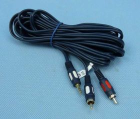 2xWT.RCA->1xWT.JACK 3,5 ST 5,0mb VITALCO