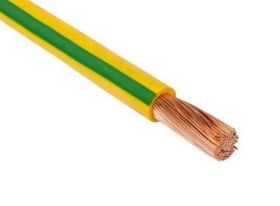 Przewód LgY 1x0.5mm2 żółto-zielony