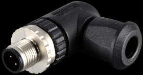 43-00104 SAL M12 x 1, 4-pin, plug, angled
