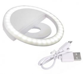 Lampa LED do selfie biała