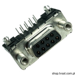 LID09S33E4GVLF D-SUB-9 Socket DB9K THT AMP