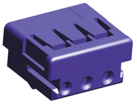 Obudowa złącza 3-pinowe -rzędowe raster: 2.74mm TE Connectivity Żeński Montaż na kablu AMP CT Gniazdo