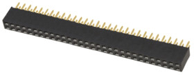 Gniazdo PCB 60 -pinowe 2 -rzędowe raster: 2.54mm typu płytka – płytka Proste Przewlekany