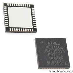 ATMEGA16L-8MI AVR MPU 8-Bit Flash SMD-MLF44 ATMEL