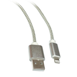 Kabel USB/Lightning iPhone 6,7,8 Kolor SILVER 1m
