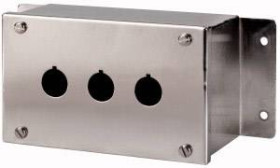 Eaton M22-I3M/SS 118460 Obudowa 3 miejsca montażowe (Ø x W) 22 mm x 84 mm szary 1 szt.