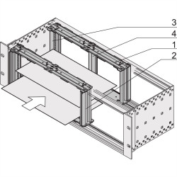 nVent SCHROFF 24564117 Obudowa Rack 19'' wielobarwny 1 szt.