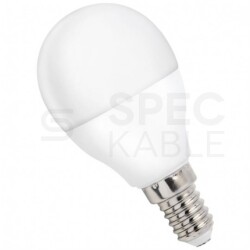 Żarówka LED E14 230V 8W 730lm 4000K 92 lm/W kula barwa NW biała neutralna SPECTRUM LED