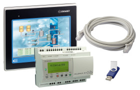 Sterownik programowalny PLC Crouzet Millenium Evo 12 8 Analogowy, cyfrowy Przekaźnik Ethernet Kontrolery logiczne