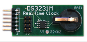 Zegar czasu rzeczywistego, I2C Montaż powierzchniowy Maxim Integrated 6-pinowy Zegar czasu rzeczywistego