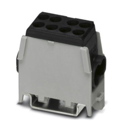 Złączka szynowa Phoenix Contact poziomy: Pojedynczy 8 → 2AWGŚruba UDB 2X25/16 BK 101A 1 kV