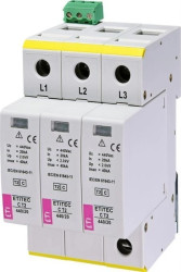 Ogranicznik przepięć typ T2 (C) ETITEC C T2 440/20 3+0 RC do sieci IT 002440412
