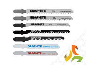 Brzeszczoty do wyrzynarki zestaw 10szt. uchwyt typu T do wszystkich materiałów 57H755 GRAPHITE