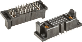 Gniazdo PCB 26 -pinowe 4 -rzędowe raster: 2mm typu płytka – płytka Proste Przewlekany