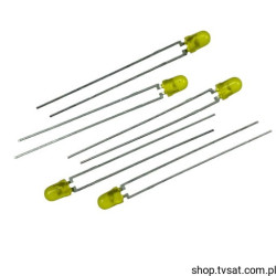 TLLY4401 LED F=3mm Yellow Radial R=2.5mm RADIAL VISHAY