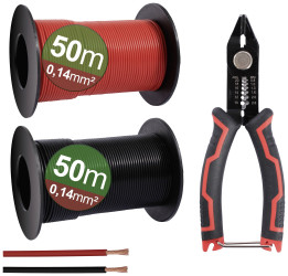 Quadrios 23CW026 Asortyment splotów 0.14 mm² czarny, czerwony 1 zest.