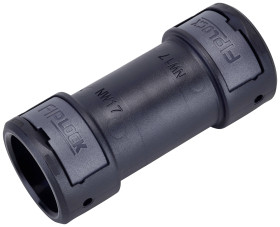 Fränkische Rohrwerke 4891608400 ACPA-48B Złącze do rur karbowanych czarny prosty 4 szt.