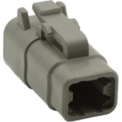 Plug housing, for rectangular miniature plug, PX0010S04GY