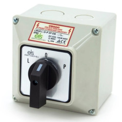 Łącznik krzywkowy 40A L-0-P 3F w obudowie IP65 LW40 L-0-P 3P OB