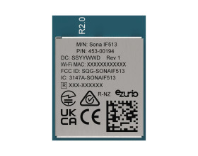 Moduł WiFi 453-00194C, WPA, WPA2, WPA3, PCM, SDIO, UART, 2.2V, Ezurio