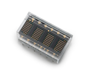 Wyświetlacz diodowy LED 4-znakowy 5 x 7 270 μcd 5 x 7, Czerwony 3.7mm Broadcom 626 nm