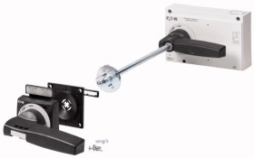 Napęd drzwiowy czarny z blokadą NZM4-XHB-DA 119002