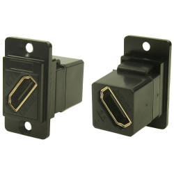 Cliff CP30788MB DUALSLIM HDMI Adapter 8K Socket-Socket Black Metal Frame