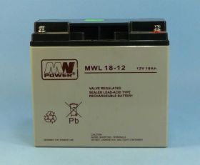 12V/18Ah 181x76x167 OM5 MWL18-12 AGM