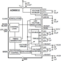 Charge Pump Regulator for Color TFT Panel