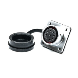 Złącze wielostykowe przemysłowe 9-pinowe M20 Montaż na kołnierzu Gniazdo RS PRO