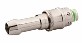 Króciec złączki RS PRO rodzaj Męski Zadzior węża Mosiądz niklowany