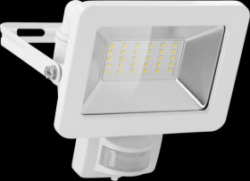 53882 LED floodlight with sensor, 30 W, white, IP44