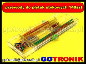 140 sztuk przewodów połączeniowych do płytek stykowych